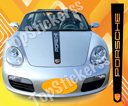 Cofano porsche strisce - cofano,